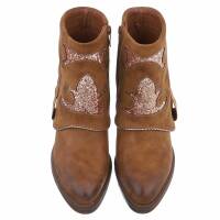 Damen Western- & Bikerboots - camel