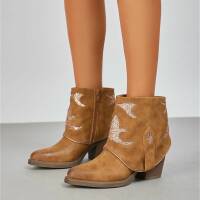 Damen Western- & Bikerboots - camel