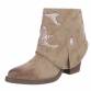Damen Western- & Bikerboots - khaki