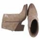 Damen Western- & Bikerboots - khaki