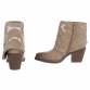Damen Western- & Bikerboots - khaki
