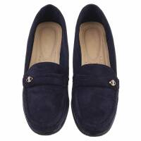 Damen Mokassins - blue