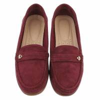 Damen Mokassins - wine
