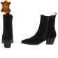 Damen Echtleder Western- & Bikerboots - black