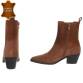 Damen Echtleder Western- & Bikerboots - camel