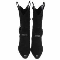 Damen Western- & Bikerboots - black