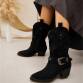 Damen Western- & Bikerboots - black
