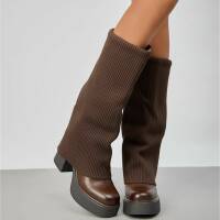 Damen High-Heel Stiefeletten - brown