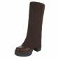 Damen High-Heel Stiefeletten - brown