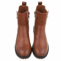 Damen Chelsea Boots - camel