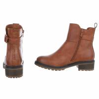 Damen Chelsea Boots - camel