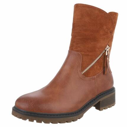 Damen Klassische Stiefeletten - camel