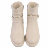 Damen Klassische Stiefeletten - beige