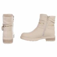 Damen Klassische Stiefeletten - beige