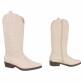 Damen Western- & Bikerboots - beige