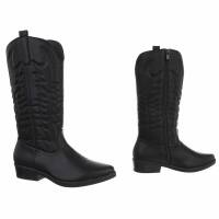 Damen Western- & Bikerboots - black