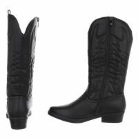 Damen Western- & Bikerboots - black