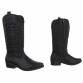 Damen Western- & Bikerboots - black