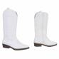 Damen Western- & Bikerboots - white