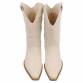Damen Western- & Bikerboots - beige