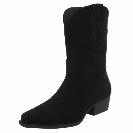 Damen Western- & Bikerboots - black