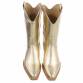 Damen Western- & Bikerboots - gold
