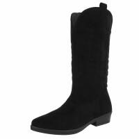 Damen Western- & Bikerboots - black