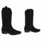 Damen Western- & Bikerboots - black