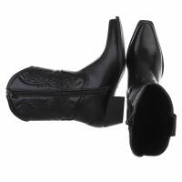 Damen Western- & Bikerboots - black