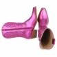 Damen Western- & Bikerboots - fushia