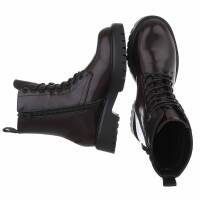 Damen Schnürstiefeletten - wine