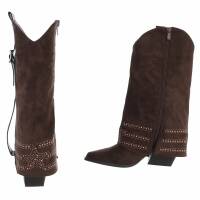 Damen Western- & Bikerboots - brown
