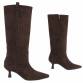 Damen High-Heel Stiefel - brown