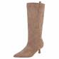 Damen High-Heel Stiefel - khaki