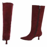 Damen High-Heel Stiefel - winered