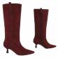 Damen High-Heel Stiefel - winered