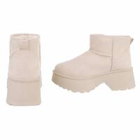 Damen Winterstiefeletten - beige