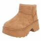 Damen Winterstiefeletten - camel