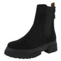 Damen Chelsea Boots - blackleopard