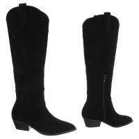 Damen High-Heel Stiefeletten - black