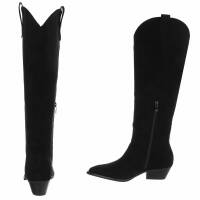 Damen High-Heel Stiefeletten - black