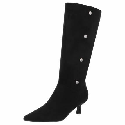 Damen High-Heel Stiefeletten - black