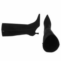 Damen High-Heel Stiefeletten - black