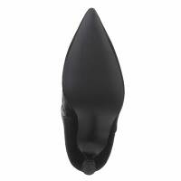 Damen High-Heel Stiefeletten - black