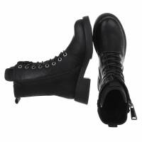 Damen Schnürstiefeletten - black