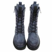 Damen Schnürstiefeletten - dkblue