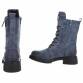 Damen Schnürstiefeletten - dkblue