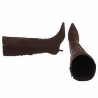 Damen High-Heel Stiefel - brownsuede