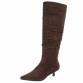 Damen High-Heel Stiefel - brownsuede