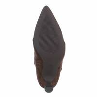 Damen High-Heel Stiefel - brownsuede